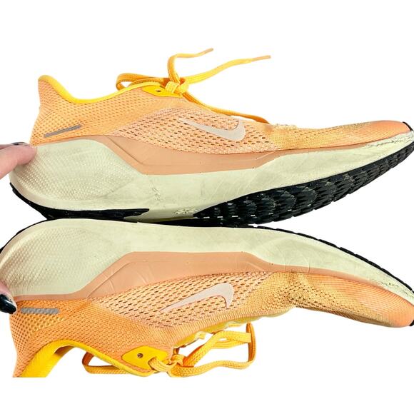 Nike Air Zoom Pegasus 41 Running Shoes Girls 6.5 Sneakers FN5041-801 Orange - Picture 6 of 10